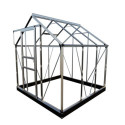 Serre de jardin 3,8 m² en aluminium et verre horticole Popular - Halls