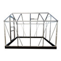 Serre de jardin 5m² en aluminium et verre horticole Popular - Halls