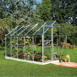 Serre de jardin 6,2m² en aluminium et verre horticole Popular - Halls