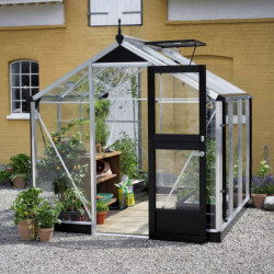 Serre de jardin 5m² en verre trempé Compact Nye - Juliana