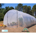Serre de jardinage pieds droits 22,5m² - 3x7,5m - avec 2 portes RICHEL