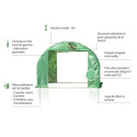 Serre tunnel 2x3m Green Protect