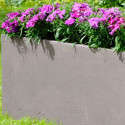 Jardinière en fibre de terre 128L - 80x40xH.40cm taupe - Megacollections