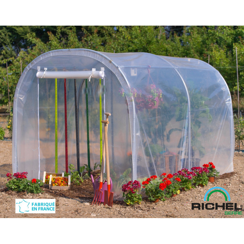 Serre tunnel de culture pieds droits 6m² RICHEL