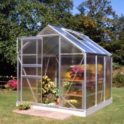 Serre de jardin 3,8m² en polycarbonate 4mm Popular - Halls