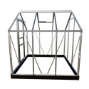 Serre de jardin 3,8m² en polycarbonate 4mm Popular - Halls