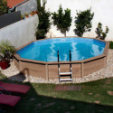 Piscine béton décagonale NATURALIS 2 - 6,35x4,72x1,28m