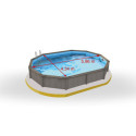 Piscine béton décagonale NATURALIS 2 - 6,35x4,72x1,28m