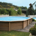 Piscine béton décagonale NATURALIS 3 - 7,37x4,34x1,28m