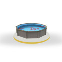 Piscine béton décagonale haute - diam.4,93x1,40m - NATURALIS 1