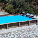 Piscine béton rectangulaire haute NATURALIS 3 - 7,50x3,24x1,40m