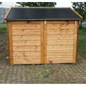 Coffre de jardin en bois Trocadero 1200L