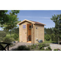 Abri de jardin Tobin 3 de 3,31m² panneaux bois 14mm - Karibu