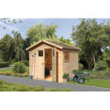 Abri de jardin Tobin 3 de 3,31m² panneaux bois 14mm - Karibu