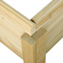 Abri de jardin Tobin 3 de 3,31m² panneaux bois 14mm - Karibu