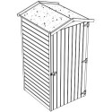 Petit abri de jardin traité autoclave avec plancher SOLID