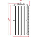 Petit abri de jardin traité autoclave avec plancher SOLID