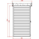 Petit abri de jardin traité autoclave avec plancher SOLID