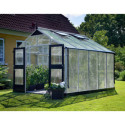 Serre de jardin 10,9 m² aluminium en polycarbonate 10mm Premium – Juliana