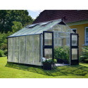 Serre de jardin 10,9 m² aluminium en polycarbonate 10mm Premium – Juliana