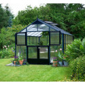 Serre de jardin 10,9 m² aluminium en polycarbonate 10mm Premium – Juliana