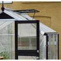Serre Compact Nye 5m² anthracite en polycarbonate 6mm Juliana