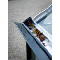 Serre Compact Nye 5m² anthracite en polycarbonate 6mm Juliana