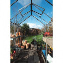 Serre Compact Nye 5m² anthracite en polycarbonate 6mm Juliana
