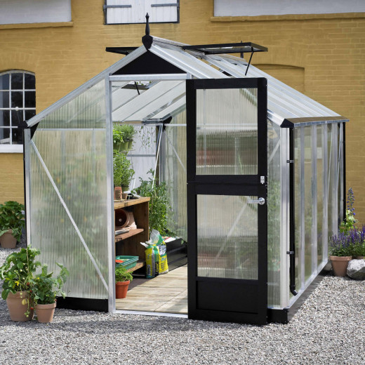 Serre de jardin 8,2m² en polycarbonate 6mm Compact Nye - Juliana