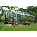 Serre anthracite 18,8m² en verre trempé Gartner - Juliana