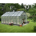 Serre anthracite 18,8m² en polycarbonate 10mm Gardener - Juliana