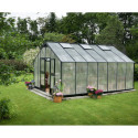 Serre anthracite 18,8m² en polycarbonate 10mm Gardener - Juliana