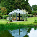 Serre anthracite 18,8m² en polycarbonate 10mm Gardener - Juliana