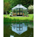Serre anthracite 18,8m² en polycarbonate 10mm Gardener - Juliana