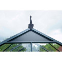 Serre anthracite 21,4m² en verre trempé Gartner - Juliana
