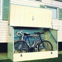 Abri à vélos en métal 1750L crème 1,74m² TRIMETALS
