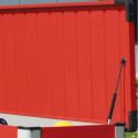 Coffre de rangement en métal rouge 1000L Patio Box 1,46m² TRIMETALS