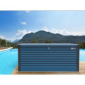 Coffre de rangement en métal bleu 750L Patio Box 1,06m² TRIMETALS