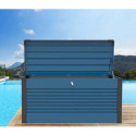 Coffre de rangement en métal bleu 750L Patio Box 1,06m² TRIMETALS