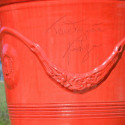 Vase d'Anduze terre cuite émaillée D.66xH.80cm Rouge Terre Figuière