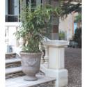 Vase d'Anduze terre cuite D.66xH.80cm Cérusé brun Terre Figuière