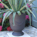 Vase d'Anduze terre cuite D.66xH.80cm Anthracite Terre Figuière