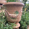 Vase d'Anduze terre cuite D.66xH.80cm Vieilli patiné Terre Figuière