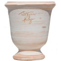 Vase d'Anduze terre cuite D.66xH.80cm Lisse cérusé naturel Terre Figuière