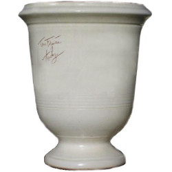 Vase d'Anduze terre cuite Lisse ivoire Terre Figuière