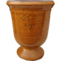 Terre Figuière Vase d'Anduze Terre cuite émaillée Miel H58xD47cm