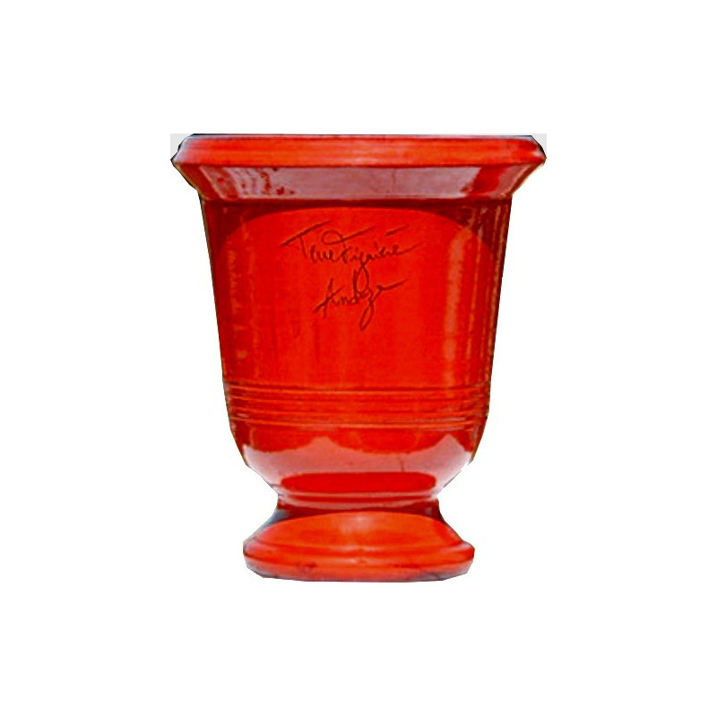 Vase d'Anduze terre cuite Lisse rouge Terre Figuière