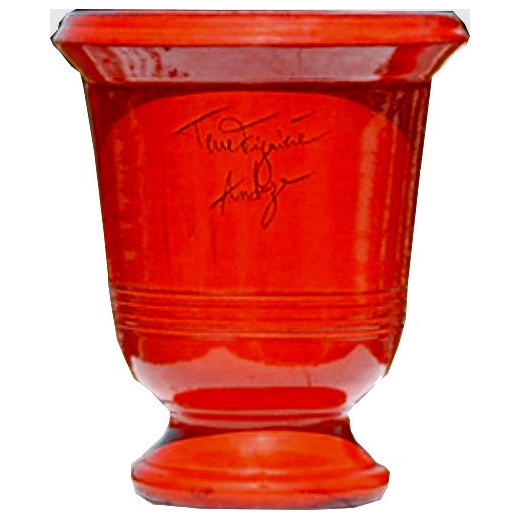 Vase d'Anduze terre cuite Lisse rouge Terre Figuière