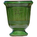 Vase d'Anduze terre cuite D.66xH.80cm Lisse vert Terre Figuière