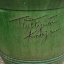 Vase d'Anduze terre cuite D.66xH.80cm Lisse vert Terre Figuière